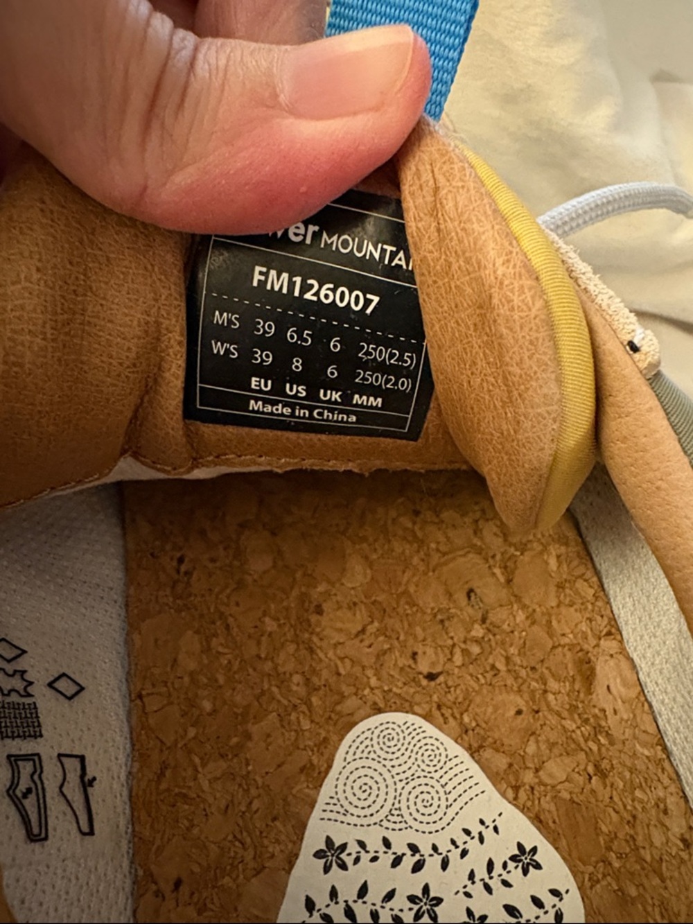 Flower Mountain Wave Woman Sneakers Brown Ochre - Picture 12 of 16